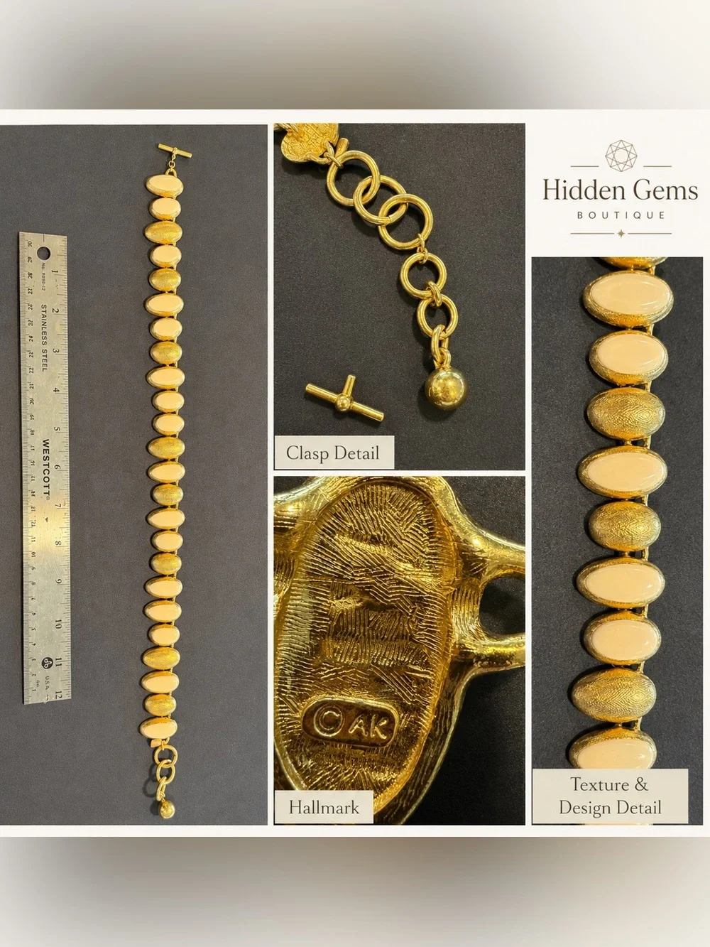 OAK Gold Two-Tone Disc Necklace